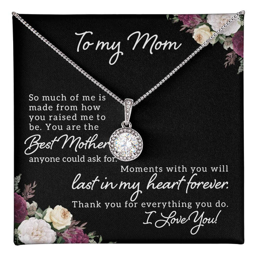 Mom in My Heart Eternal Hope Necklace